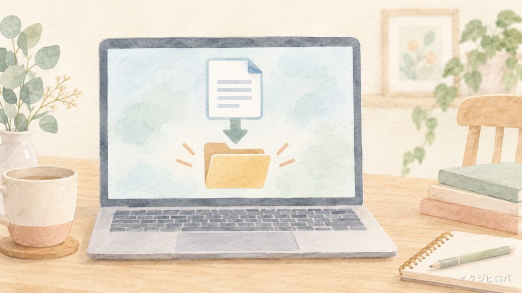dodaの退会前に職務経歴書を手元に保存する必要があることを示したイメージ